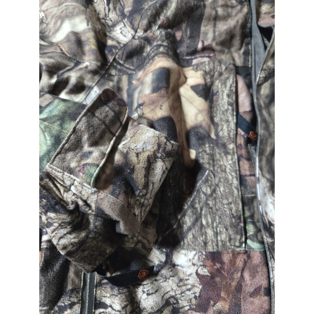 Game Winner Youth XL Camo Hunting Jacket Waterproof Shell Hooded Coat Full Zip - Picture 7 of 7